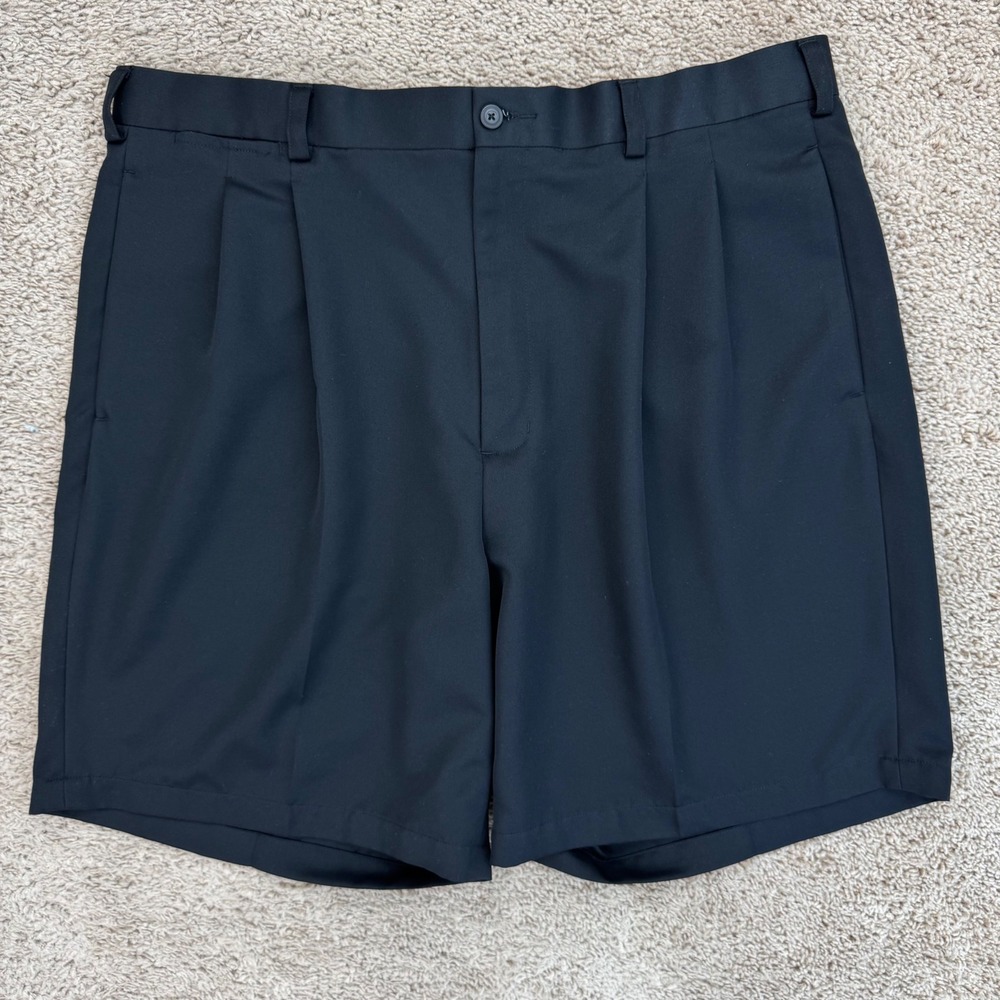 Champions Tour Golf Shorts Mens Size 40 Black Pleated‎ Performance Lightweight - Picture 8 of 9